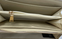 Load image into Gallery viewer, Badgley Mischka Womens Beige Quilted Detachable Strap Crossbody Bag