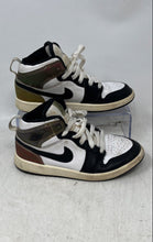 Load image into Gallery viewer, Nike Kids Air Jordan 1 Mid SE DM7803-100 Multicolor Leather Sneakers Shoes Sz 1Y