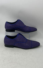 Load image into Gallery viewer, Aldo Mens Bolivar Purple Rhinestone Cap Toe Slip-On Oxford Dress Shoes Size 9