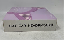 Load image into Gallery viewer, Traxx Led Light Up Cat Ear 3.5mm Jack Foldable Headphones Not Tested