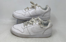 Load image into Gallery viewer, Nike Womens Ebernon Low White Leather Lace-Up Low Top Sneaker Shoes Size 7.5