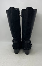 Load image into Gallery viewer, Earth Womens Orchard Black Leather Side Zip Block Heel Knee-High Boots Size 8B