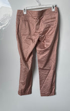 Load image into Gallery viewer, Bebe Womens Pink Flat Front Slash Pockets Straight Leg Ankle Pants Size 6