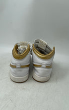 Load image into Gallery viewer, Nike Kids Air Jordan 1 Retro High OG FD2597-107 White Gold Sneaker Shoes Size 3Y