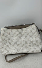 Load image into Gallery viewer, Nine West Womens Calandra White Light Brown Monogram Crossbody Bag With Wallet
