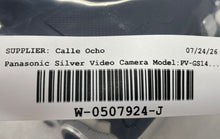 Load image into Gallery viewer, Panasonic Model PV-GS14 Silver 800x Digital Zoom Video Camcorder Not Tested