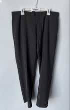 Load image into Gallery viewer, Hugo Boss Mens Dark Green Flat Front Slash Pocket Dress Pants Size 36R