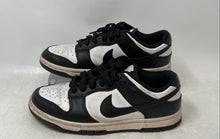 Load image into Gallery viewer, Nike Womens Dunk Low DD1503-101 Black White Leather Low Top Sneakers Shoes Sz 6