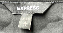 Load image into Gallery viewer, Express Womens Black 3/4 Sleeve V-Neck Regular Fit Blouse Top Size XL