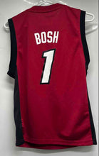 Load image into Gallery viewer, Adidas Boys Red Miami Heat Chris Bosh #1 Basketball-NBA Jersey Size Medium