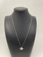 Load image into Gallery viewer, Women's Silver-Tone Interlocking Pattern Chain Necklace (NCL)