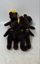 Load image into Gallery viewer, Lot Of 4 Pcs Salvino's Mixed Variety Plush Bear Bamm Beano's From 1998