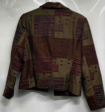 Load image into Gallery viewer, Harve Benard By Benard Holtzman Womens Multicolor Patchwork Blazer Jacket Size 6