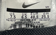 Load image into Gallery viewer, Nike Mens FS Lite Run 2 685266-011 Gray Low Top Lace-Up Sneaker Shoes Size 7.5