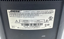 Load image into Gallery viewer, Bose CineMate Series II Black Digital Home Theater System Speaker Not Tested