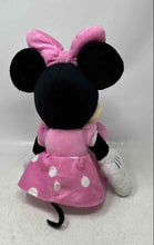 Load image into Gallery viewer, Disney Plush Minnie Mouse Stuffed Animal Doll With Pink Polka Dot Dress