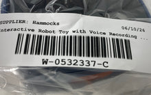 Load image into Gallery viewer, AT-Robot Interactive Robot Toy With Voice Recording Feature Not Tested