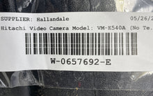 Load image into Gallery viewer, Hitachi Model VM-E540A Black Silver Video Camera With Case Not Tested