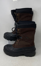 Load image into Gallery viewer, Kamik Winter Mens Nationplus Dark Brown Black Lace-Up Snow Boots Size 10