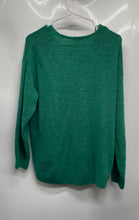 Load image into Gallery viewer, H&M Womens Green Long Sleeve V-Neck Regular Fit Pullover Sweater Size S