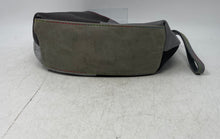Load image into Gallery viewer, Toty Vera Pelle Womens Black Gray Leather Zipper Wrist Strap Cosmetic Makeup Bag
