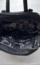 Load image into Gallery viewer, Guess Womens Tabbi Black Monogram Front Zip Pocket Adjustable Strap Backpack