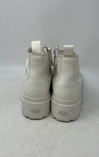 Load image into Gallery viewer, Palladium Womens Pallabase White Leather Side Zip Ankle Booties Size 10