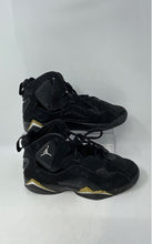 Load image into Gallery viewer, Nike Boys Air Jordan True Flight 343795-017 Black Gold Sneakers Sz 4.5Y No Soles
