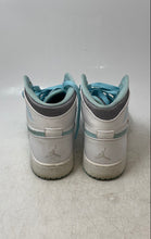 Load image into Gallery viewer, Nike Kids Air Jordan 1 High 332148-106 White And Blue Sneaker Shoes Size 5.5Y