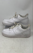 Load image into Gallery viewer, Nike Mens Air Force 1 '07 White Leather Lace-Up Low Top Sneaker Shoes Size 8
