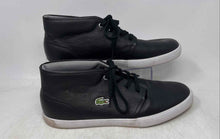 Load image into Gallery viewer, Lacoste Mens Asparta 118 1 P Black White Lace-Up Sneaker Shoes Size 11.5