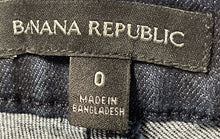 Load image into Gallery viewer, Banana Republic Womens Sloan Blue Denim Pockets Cropped Jeans Pants Size 0
