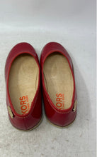 Load image into Gallery viewer, Michael Kors Womens Villa Red Leather Round Toe Slip-On Ballet Flats Size 4