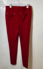 Load image into Gallery viewer, INC International Concepts Womens Red Flat Front Ankle Pants Size 12