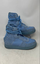 Load image into Gallery viewer, Nike Womens Air Force 1 Rebel XX Blue Lace-Up Ankle Sneakers Boots Size 8