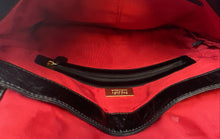 Load image into Gallery viewer, Badgley Mishka Womens Black & Brown Inner Pockets Shoulder Crossbody Purse
