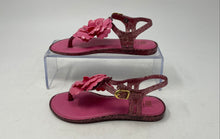 Load image into Gallery viewer, Melissa Girls Pink Mel Solar II Open Toe Adjustable Strap Thong Sandals Size 12