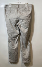 Load image into Gallery viewer, Express Mens Light Gray Flat Front Slash Pocket Dress Pants Size 34X32