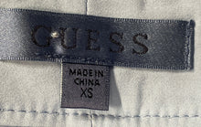 Load image into Gallery viewer, Guess Womens Blue Plaid Tweed Back Zip Short A-Line Skirt Size XS