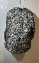 Load image into Gallery viewer, Michael Kors Womens Multicolor Printed Long Sleeve Blouse Top Size XL