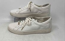Load image into Gallery viewer, Michael Kors Mens Colby White Monogram Leather Lace-Up Sneaker Shoes Size 10M