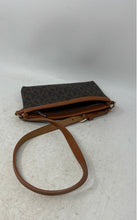 Load image into Gallery viewer, Michael Kors Womens Brown Monogram Print Zipper Adjustable Strap Fanny Pack Bag