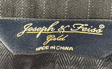 Load image into Gallery viewer, Joseph Feiss Mens Blue Striped Single Breasted One-Button Blazer Sz 52/50 w/ Tag