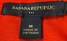 Load image into Gallery viewer, Banana Republic Womens Orange Long Sleeve Drapey Cowl Neck Pullover Sweater Sz M