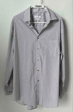 Load image into Gallery viewer, Calvin Klein Mens Multicolor Plaid Regular Fit Dress Shirt Size XL 17-17.5 34/35
