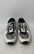 Load image into Gallery viewer, Michael Kors Womens Allie White Black Lace-Up Low Top Sneakers Shoes Size 8.5M
