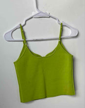 Load image into Gallery viewer, Express Womens Green Sleeveless V-Neck Knitted Pullover Blouse Top Size M