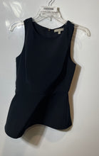 Load image into Gallery viewer, Banana Republic Womens Black Regular Fit Sleeveless Peplum Blouse Top Size 6
