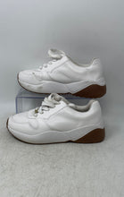 Load image into Gallery viewer, Vizzano Womens White Leather Lace-Up Low Top Sneaker Shoes Size 8