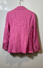 Load image into Gallery viewer, Ann Taylor Womens Pink Peak Lapel Long Sleeve One-Button Blazer Jacket Size 6